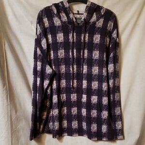 Bianca Nygård Purple Plaid Hoodie